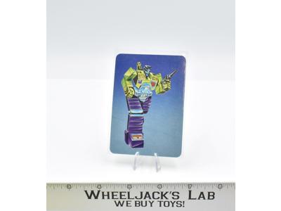 Scavenger Card 117 Variant Color 1985 G1 Transformers Action Trading Cards