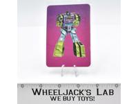 Hook Card 120 Variant Color 1985 G1 Transformers Action Trading Cards