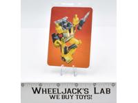 Sunstreaker 10 Variant Color 1985 G1 Transformers Action Trading Cards