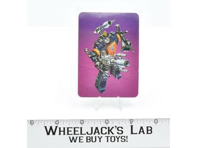 Bombshell Card 114 Variant Color Transformers Action Trading Cards 1985 G1