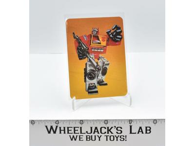 Blaster Card 19 Variant Color 1985 G1 Transformers Action Trading Cards