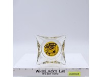 Pac-Man Glass Ashtray 1980s Midway Atari Arcade Game Promo Vintage