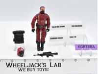 Crimson Guard 100% Complete GI Joe Valor vs Venom 2005 Hasbro Action Figure