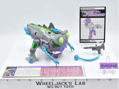 Gnaw Sharkticon 100% Complete 1986 Vintage Hasbro G1 Transformers Action Figure