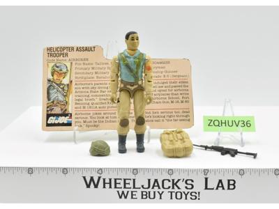 Airborne V1 100% Complete G.I. Joe Hasbro 1983 Vintage Action Figure