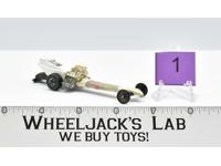 Fuel Dragster #1 white 1970 Hot Wheels Mattel Vintage