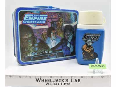 Star Wars The Empire Strikes Back Metal Lunchbox W/Thermos 1980 Thermos Brand