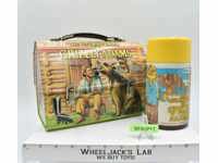 The Life &amp; Times of Grizzly Adams Metal Lunchbox W/Thermos 1977 Aladdin