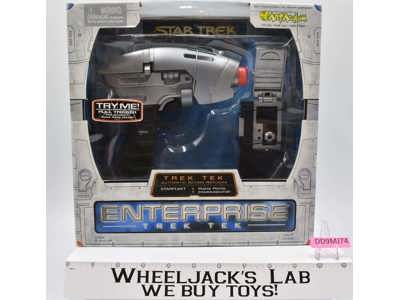 Star Trek Enterprises Trek Tek With Starfleet Communicator MISB 2002 Art Asylum