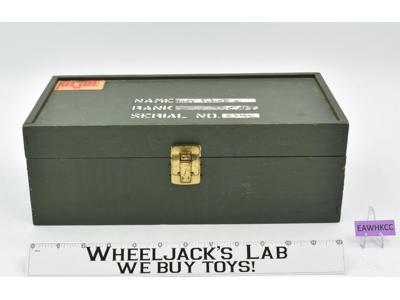 Wooden Footlocker Foot Locker 1964 GI Joe ARAH Hasbro Vintage
