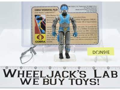 Lampreys MAIL AWAY RED BACK 100% Complete GI Joe ARAH Vintage Hasbro 1985 Figure