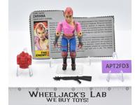 Zarana EARRINGS V1 100% Complete G.I. Joe 1986 Hasbro Vintage Action Figure