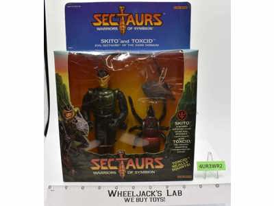 Skito &amp; Toxcid Sectaurs Warriors of Symbion 1984 Coleco MISB NEW SEALED
