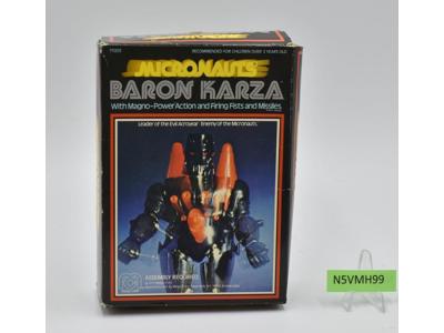 Baron Karza 100% Complete W/Box 1977 Micronauts Mego Vintage Action Figure