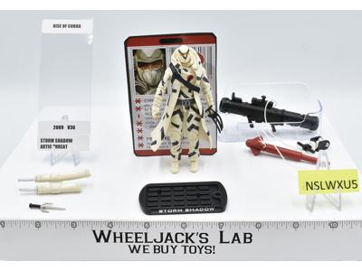 Storm Shadow v36 100% Complete G.I. Joe Rise of Cobra 2009 Hasbro Action Figure