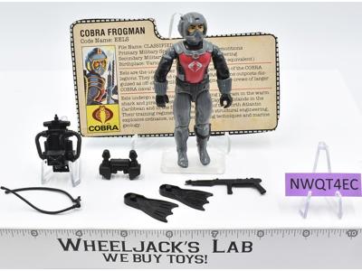 Eels V1 100% Complete G.I. Joe 1985 Hasbro Vintage Action Figure