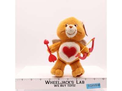 Valentine Cupid Care Bears 2005 7" Plush Stuffed Animal Limited Ed. New w/ Tags