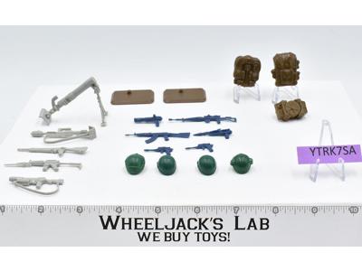 Lot Battle Gear Accessory 2 Set 7 1984 Weapons G.I. Joe Vintage Action Figure