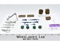Lot Battle Gear Accessory 2 Set 7 1984 Weapons G.I. Joe Vintage Action Figure