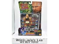 Bill Goldberg w Barbell Curling Smash 'N Slam 6 WCW 1999 Toybiz Wrestling Figure