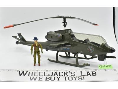 Dragonfly Assault Copter W/ Wild Bill 100% Complete G.I. Joe 1983 Hasbro Vehicle