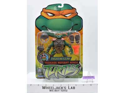 Fightin' Gear Mike Teenage Mutant Ninja Turtles TMNT 2004 Playmates MOSC NEW