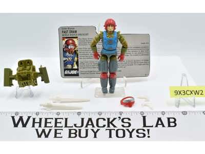Fast Draw V1 1987 GI Joe ARAH Hasbro Vintage Action Figure