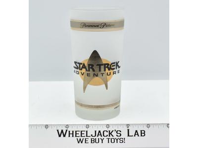 USS Enterprise Star Trek Adventure Universal Studio Souvenir Frosted Glass