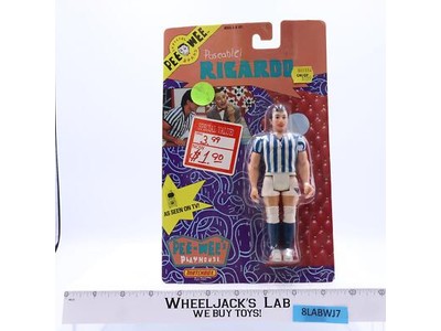 Ricardo POSEABLE Pee-Wee's Playhouse 1988 Matchbox Action Figure NEW SEALED