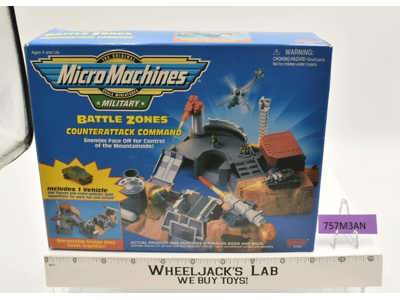 Counterattack Command Micro Machines Battle Zones 1997 Galoob NEW MIB