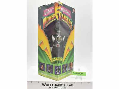 Zach Black Ranger Mighty Morphin Power Rangers 1994 Bandai NEW MISB SEALED
