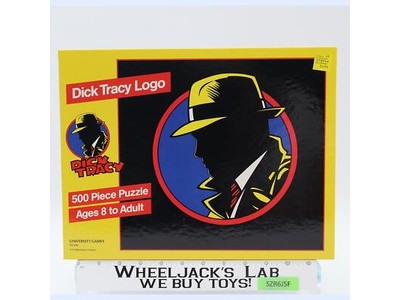 Dick Tracy Logo 500 Piece Puzzle Disney University Games NEW SEALED