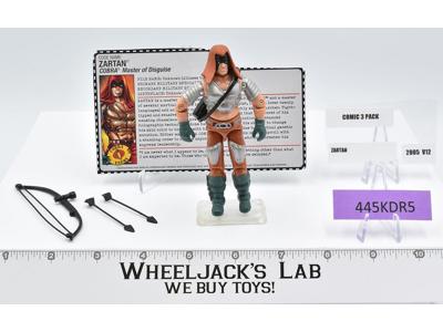 Zartan v12 100% Complete GI Joe Comic Pack 2005 Hasbro Action Figure