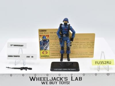 Cobra V3 100% Complete 25th Anniversary 2007 G.I. Joe Hasbro Action Figure