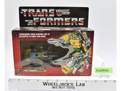Springer 100% Complete W/Box 1986 Vintage G1 Transformers Action Figure MIB