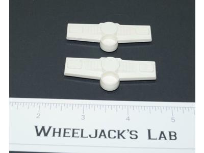 Ultra Magnus 2x White Trailer Connector Tabs Clips 1986 Vintage G1 Transformers