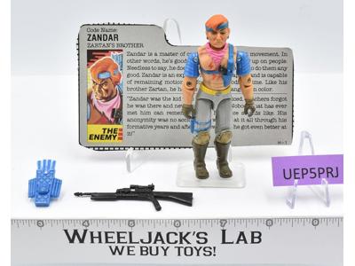 Zandar V1 100% Complete G.I. Joe 1986 Hasbro Vintage Action Figure