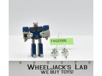 Eject SILVER PAINTED 100% Complete 1986 Vintage G1 Transformers Action Figure
