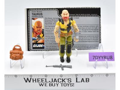 Taurus V1 100% Complete G.I. Joe 1987 Hasbro Vintage Action Figure