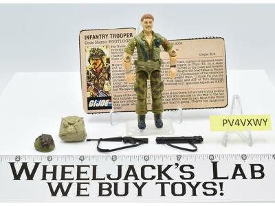 Footloose V1 100% Complete 1985 GI Joe Hasbro Vintage Action Figure
