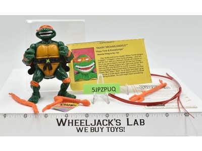 Talking Turtles Michelangelo 100% Complete NR MINT 1991 Playmates