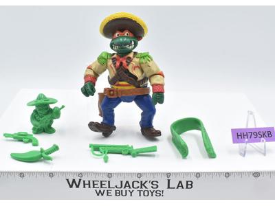 Bandito-Bashin' Mike 100% Complete Teenage Mutant Ninja Turtle 1992 Playmates