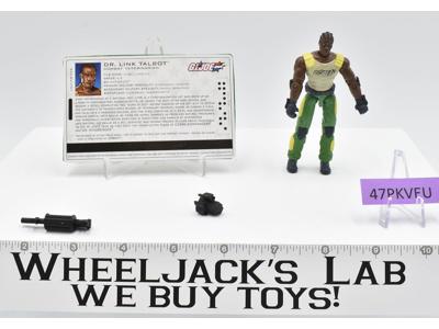 Dr. Link Talbot V2 100% Complete Valor Vs. Venom G.I. Joe 2005 Hasbro Figure
