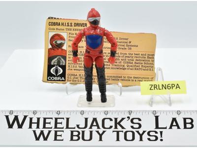 Cobra H.I.S.S. Driver V1 Complete GI Joe Hasbro 1983 Action Figure Vintage