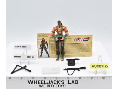 Nunchuk V3 100% Complete G.I. Joe 2002 Hasbro Action Figure