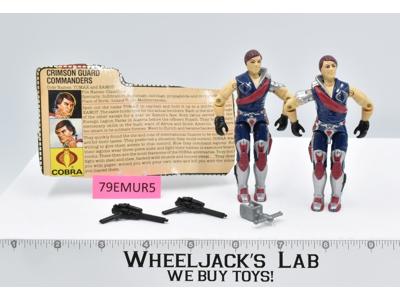 Tomax &amp; Xamot V1 100% Complete G.I. Joe 1985 Hasbro Vintage Action Figure