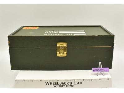 Wooden Footlocker Foot Locker W/Gear Tray 1964 GI Joe ARAH Hasbro Vintage