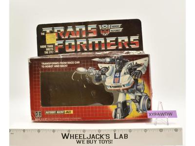 Jazz BOX ONLY 1985 Action Figure Vintage Hasbro G1 Transformers