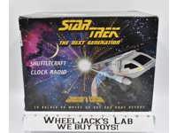 Enterprise Shuttlecraft Star Trek Next Generation 1994 Telemania Clock Radio