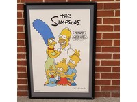 The Simpsons #1 Matt Groening Poster 32" X 21" 1990 20th Century Fox